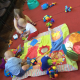 Photo showing toddlers playing at Pram and Buggy club Heswall Methodist Church